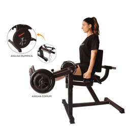 Cadeira Extensora e Flexora Ajuste de Cargas Anilhas Yangfit - 6