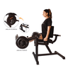Cadeira Extensora e Flexora Ajuste de Cargas Anilhas Yangfit - 6