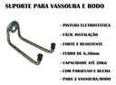 Ver imagem 3 de 2 Suporte P/ Vassoura e Rodo Parede Pequeno 10cm de Ferro