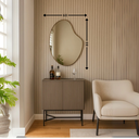 Ver imagem 4 de Espelho Chiloé - Linha Couro - - Caramelo - sem LED - 120x70