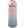 Garrafa Com Horario Motivacional 2 Litros Academia Treino Squeeze Medidor Agua Resistente Escritorio - 6