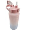 Garrafa Com Horario Motivacional 2 Litros Academia Treino Squeeze Medidor Agua Resistente Escritorio - 8