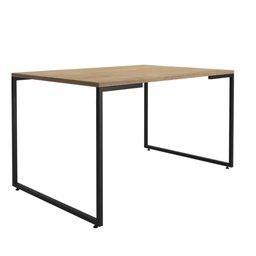 Mesa de Jantar Industrial Aço Tampo em Bp Porto Espresso Móveis - 4