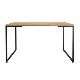 Mesa de Jantar Industrial Aço Tampo em Bp Porto Espresso Móveis - 5