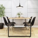 Ver imagem 3 de Mesa de Jantar Industrial Aço Tampo em Bp Porto Espresso Móveis