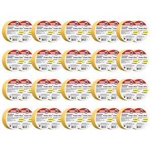 Kit Atacado 40 Fita Isolante 19mmx10m Amarela 954