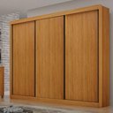 Ver imagem 2 de Guarda Roupa Casal 3 Portas São Paulo Gold Cinamomo - Leifer Móveis