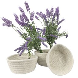 Cesto de Tricot Organizador Decorativo Conjunto 3 Un 4024off - 2