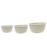 Cesto de Tricot Organizador Decorativo Conjunto 3 Un 4024off - 4