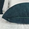 Kit 2 Capas para Almofada em Bouclé Quadrada Várias Cores Cor:verde Escuro - 8