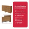 Cômoda Maggiore 6 Gavetas Amêndoa Clean - 4