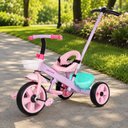 Ver imagem 2 de Triciclo com Empurrador Candy - Rosa