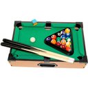 Ver imagem 3 de Mesa Sinuca Bilhar Mini Infantil Tacos Madeira Giz Completa- Brava