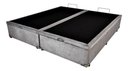 Ver imagem 2 de Cama Box Baú King-size 193x203 Reforçada Fabricação Própria - Suede Cinza
