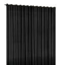 Ver imagem 1 de Cortina voil tecido 9,00x2,50 Para Trilho Suíço:Preto