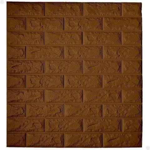 Kit 10 Painel 3D Revestimento de Parede Tijolinho Autocolante Lorben