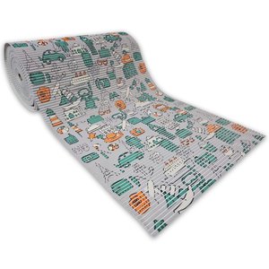Tapete Passadeira Emborrachada Antider 65cm Venda por Metro Objetos Verdes