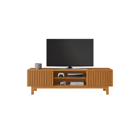 Rack para Tv 70 Polegadas Ripado 2 Portas Trunfo Cinamomo