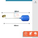 Ver imagem 4 de Torneira de Boia Zamac Balão Plástico Garden 3/4