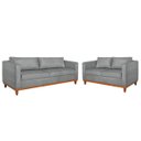 Ver imagem 1 de Kit Sofá 2 e 3 Lugares 180cm Europa Bouclé - Adj Decor