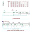 Ver imagem 3 de 04 Pares Corrediça Gaveta Trilho Telescópico 45 cm para 35kg - Openfield                                                                       