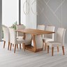 Conjunto para Sala de Jantar com 6 Cadeiras Inspirare - 1