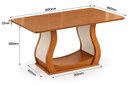 Ver imagem 4 de Conjunto para Sala de Jantar com 6 Cadeiras Inspirare Yescasa Bege/Mel