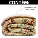 Ver imagem 2 de Edredom Casal Antialérgico Dupla Face Estampado 215x190cm Bf Colchões