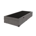 Ver imagem 1 de Base Box Baú Solteiro Cinza de Madeira 88cm Kazamix