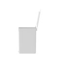 Ver imagem 2 de Lixeira com Pedal e Tampa Trium Esconde Sacola 12 Litros ou