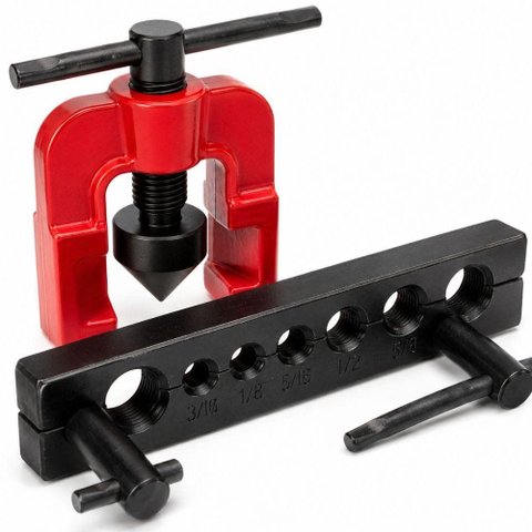 Flangeador Tubos Cobre Aluminio Profissional Alicate Alargador Canos Aco Inox PVC 3/16 a 5/8 Eda