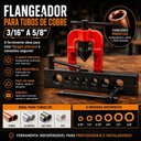 Ver imagem 7 de Flangeador Tubos Cobre Aluminio Profissional Alicate Alargador Canos Aco Inox PVC 3/16 a 5/8 Eda