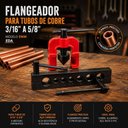 Ver imagem 4 de Flangeador Tubos Cobre Aluminio Profissional Alicate Alargador Canos Aco Inox PVC 3/16 a 5/8 Eda