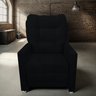 Poltrona Reclinável Sabrina Conforto e Estilo para Todos Os Ambientes Preto - 3