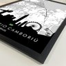 Quadro Mapa Urbano Cidade de Balneário Camboriú – 40x60cm - 2