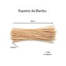 Espetos de Bambu para Churrasco de 30cm X 3.5mm - 1mil - 2