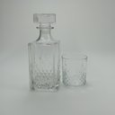 Ver mais imagens de Kit 7 Peças Garrafa/copos Whisky Home&co Vidro 750ml/340ml