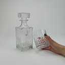 Ver imagem 6 de Jogo 7 Peças Jogos de Whisky de Vidro 750ml/340ml Transparente 23.0x9.0x9.0cm