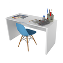 Ver imagem 2 de Kit Infantil Rack Mesa e Cadeira Eiffel Azul 100% Mdf Woodcore