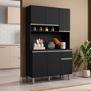 Kit Cozinha Márcia Armário Completo 105cm Ajl Móveis