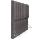 Ver imagem 6 de Cabeceira Cama Box King 195 cm Dália W01 Linho Cinza Escuro - Lyam Decor