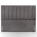Ver imagem 5 de Cabeceira Cama Box King 195 cm Dália W01 Linho Cinza Escuro - Lyam Decor