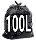 Ver imagem 1 de Saco de Lixo 100 Litros Super Reforçado 100 Unid Fabricante Preto