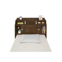 Ver imagem 3 de Cabeceira box Solteiro 0,88cm Elisa Malbec ou Malbec/Off White - Framar Móveis