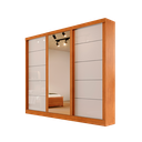 Ver imagem 1 de Roupeiro 3p. Correr Capri Bianchi