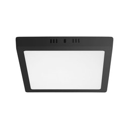 Painel de Led Quadrado Sobrepor 24w Preto 4000k Taschibra - 1