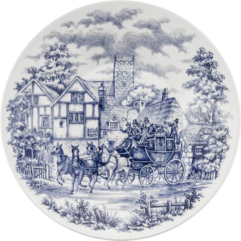Kit 10 Pratos Fundos Biona Cena Inglesa Oxford® Cerâmica 22cm