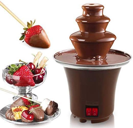 Mini Fonte Cascata de Chocolate Derretimento Aquecimento - 5
