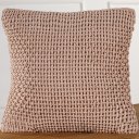 Ver imagem 2 de Capa de Almofada Trama Decorativa 45x45cm Champagne