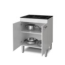Ver imagem 3 de Balcão de Cozinha para Cooktop 4 Bocas com 2 Portas Nauru - Branco